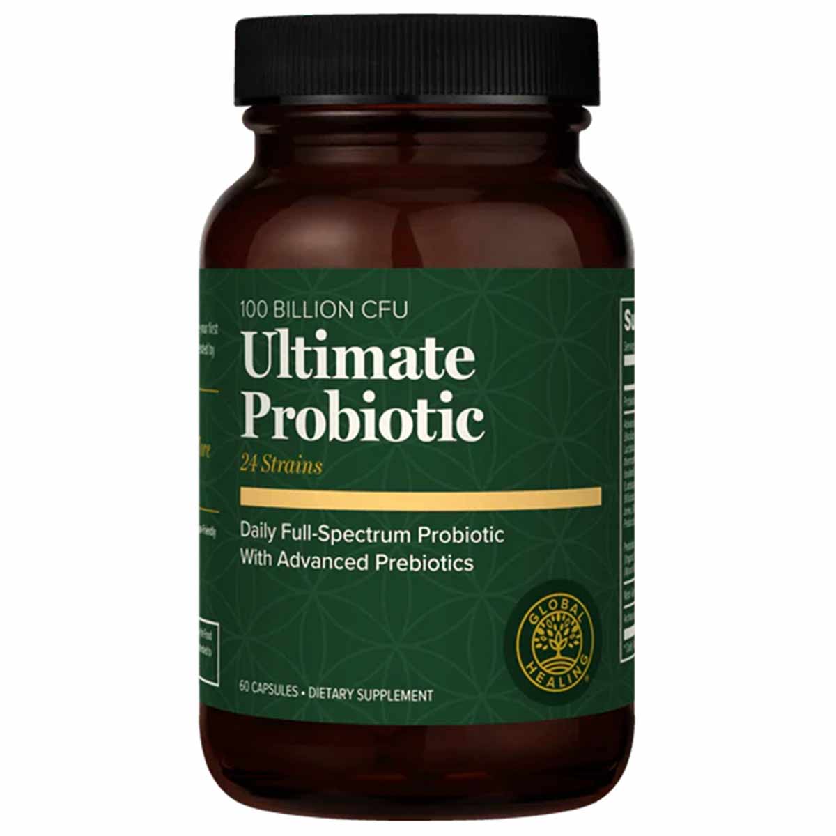 Ultimate Probiotic 100 Billion CFU, 60 Capsules, by Global Healing