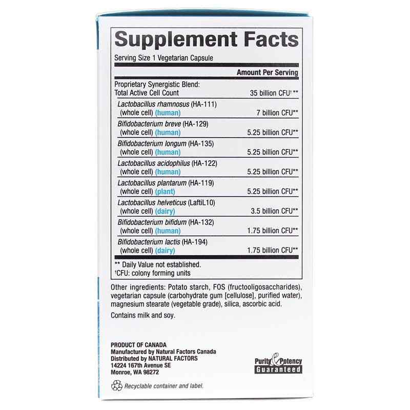 Ultimate Probiotic Senior's 35 Billion, by Natural Factors, image #2
