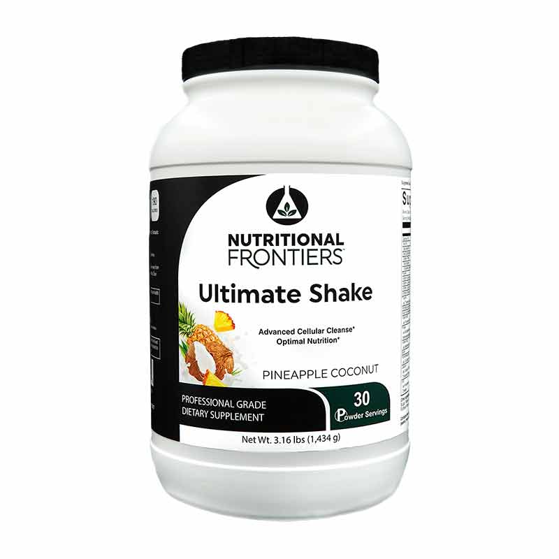 Ultimate Shake, Pineapple Coconut, 30 Servings, by Nutritional Frontiers