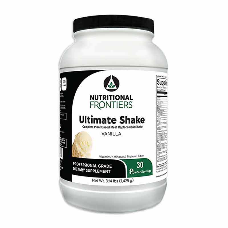 Ultimate Shake, Vanilla, 30 Servings, by Nutritional Frontiers