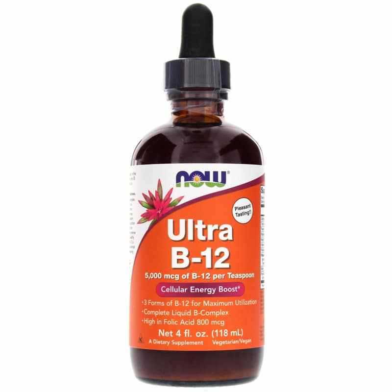 Ultra B-12 Liquid, by NOW Foods
