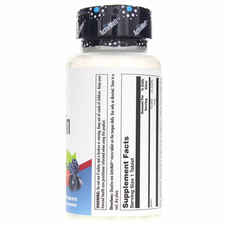 Ultra Biotin 10,000 Mcg ActivMelt, Mixed Berry, by Kal, image #2
