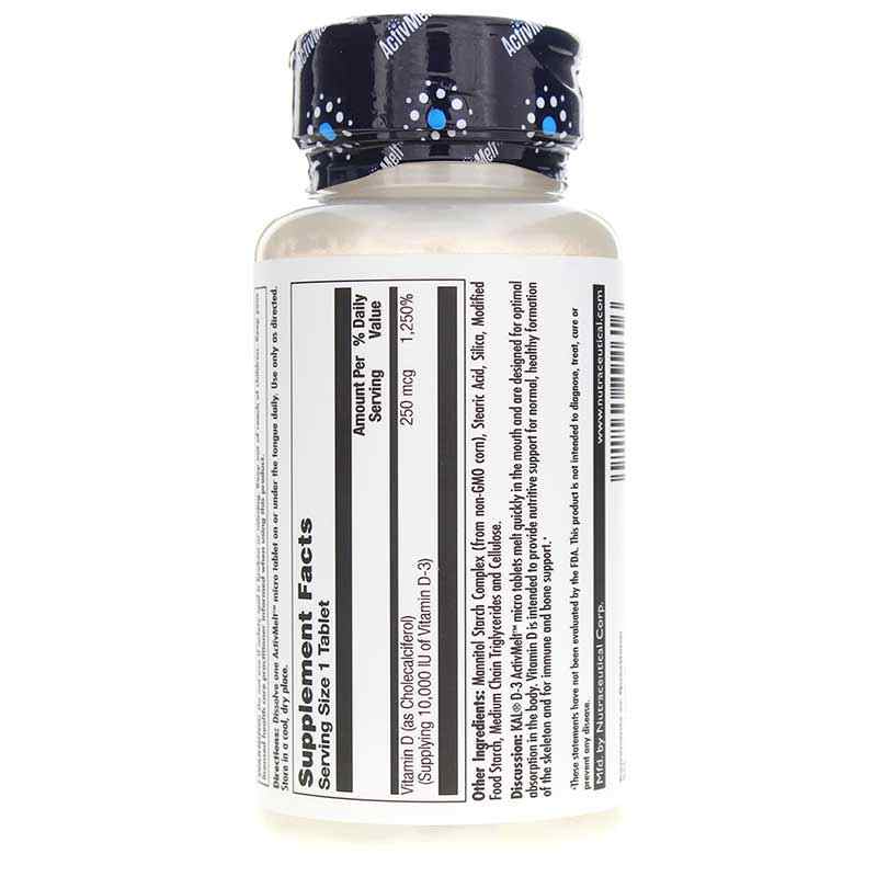 Ultra D-3 10, Unflavored, by Kal, image #3