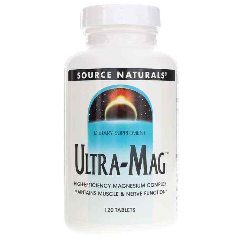 Ultra-Mag, 120 Tablets, by Source Naturals