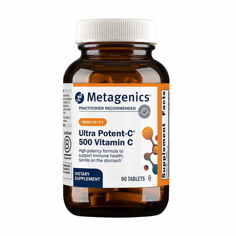 Ultra Potent-C 500 Vitamin C, by Metagenics