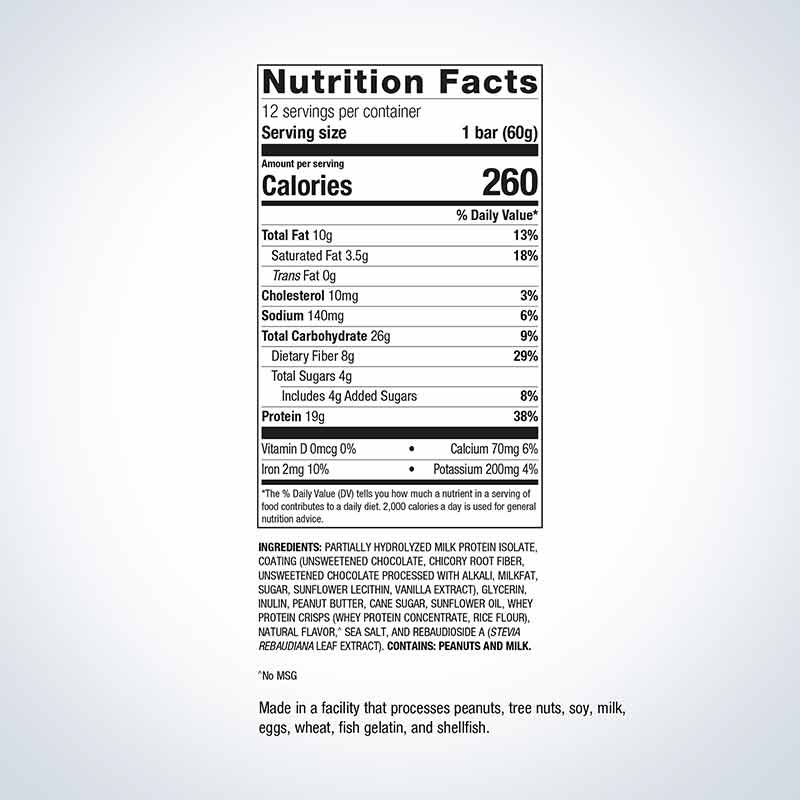 Ultra Protein Bar, 12 Bars, by Metagenics, image #2