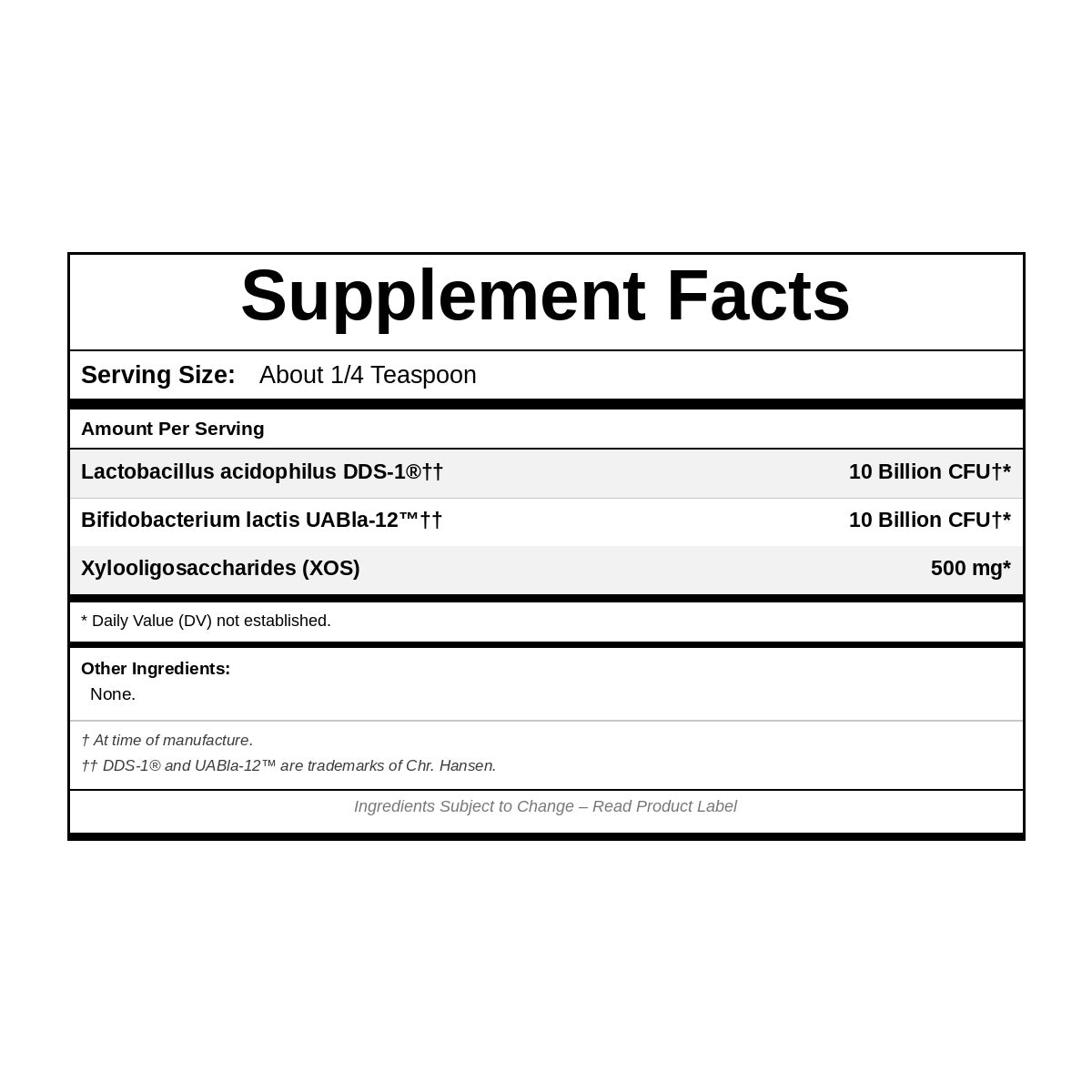 UltraBiotic Daily Powder, 37.8 Gr, by NutriDyn