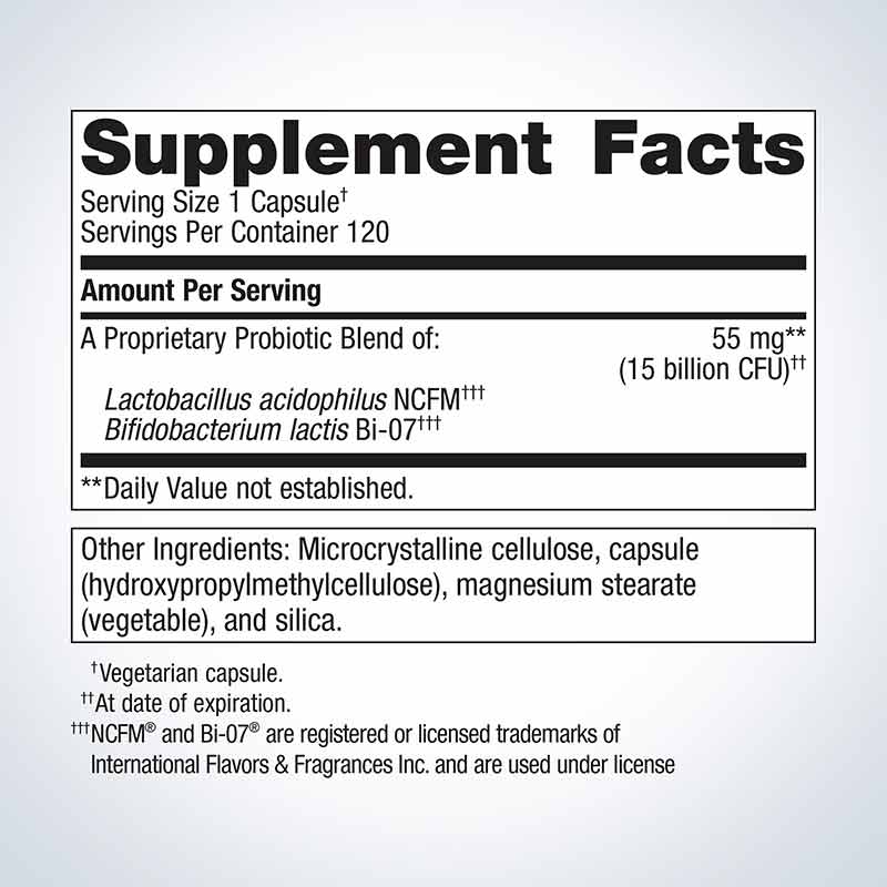 UltraFlora Balance Probiotic, 120 Capsules, by Metagenics, image #2