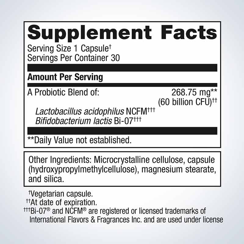 UltraFlora IB Probiotic, 30 Capsules, by Metagenics, image #2