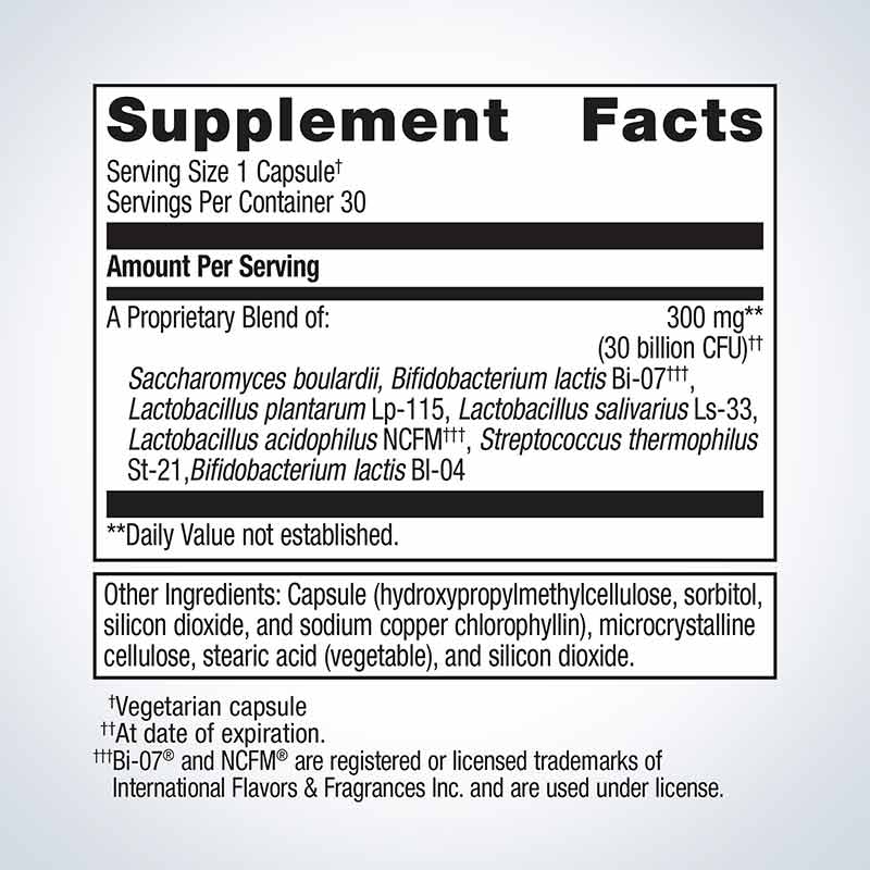UltraFlora Spectrum Probiotic, 30 Capsules, by Metagenics, image #2