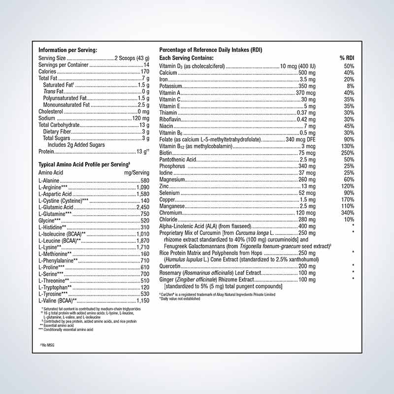 UltraInflamX Plus 360, Original Spice, 14 Servings, by Metagenics, image #2