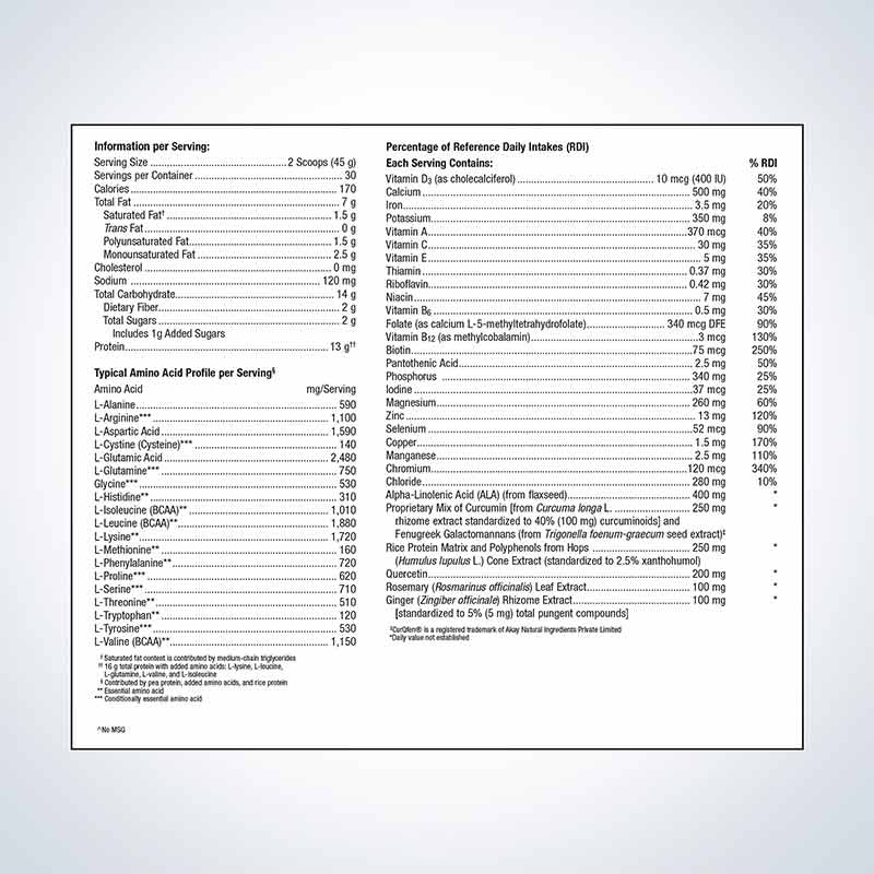 UltraInflamX Plus 360, Pineapple Banana, 30 Servings, by Metagenics, image #2