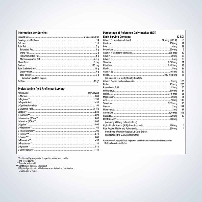 UltraMeal Cardio 360, Chocolate, 14 Servings, by Metagenics, image #2