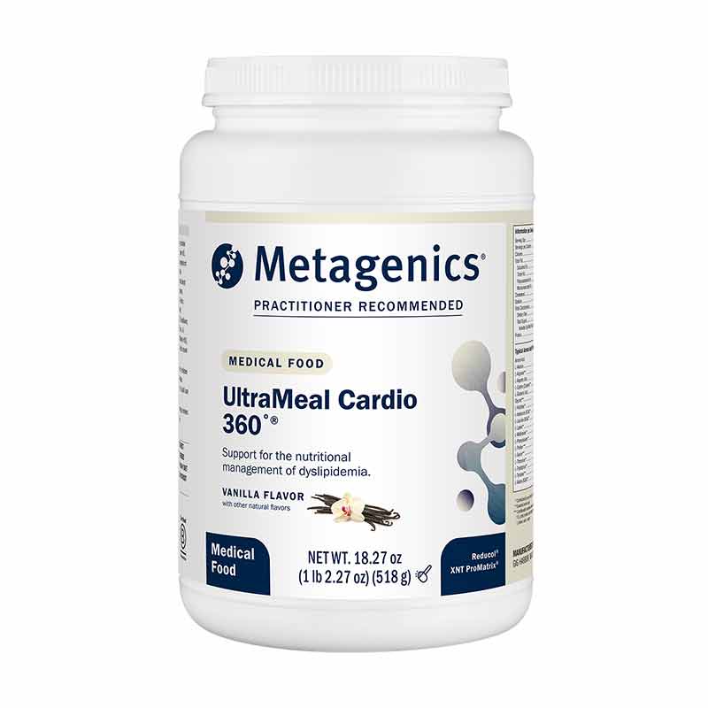 UltraMeal Cardio 360, Vanilla, 14 Servings, by Metagenics