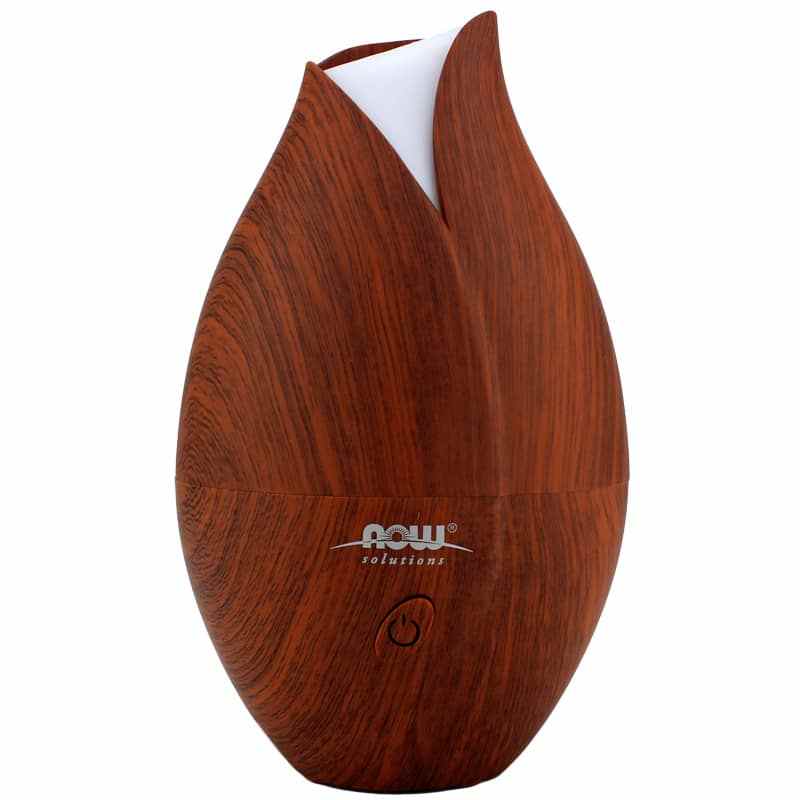 Ultrasonic Faux Wood Oil Diffuser, by NOW Foods