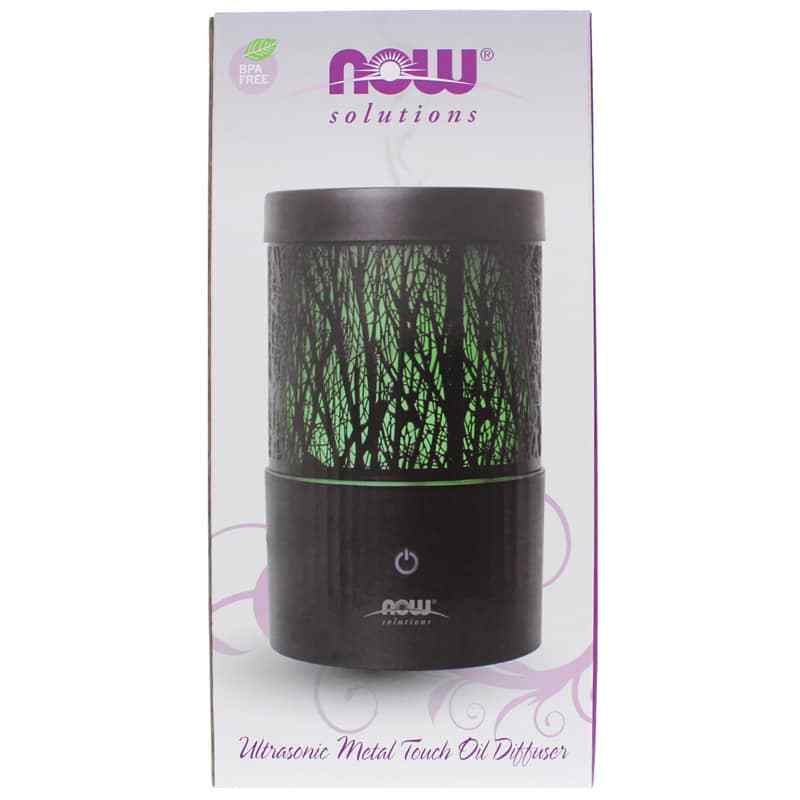 Ultrasonic Metal Touch Oil Diffuser, by NOW Foods