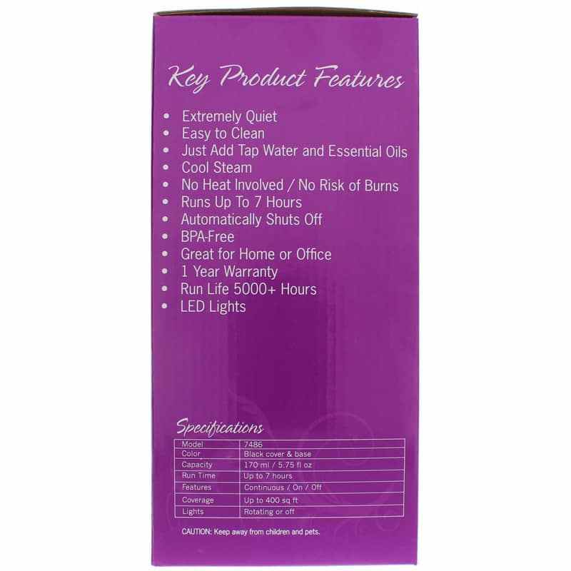 Ultrasonic Metal Touch Oil Diffuser, by NOW Foods, image #3