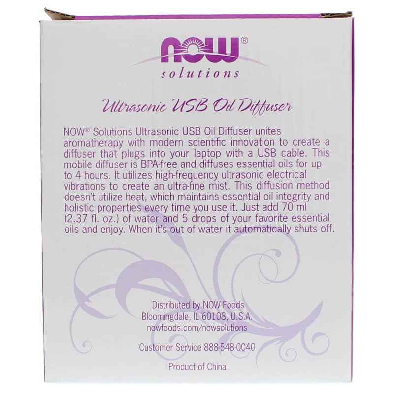 Ultrasonic USB Oil Diffuser, by NOW Foods, image #3