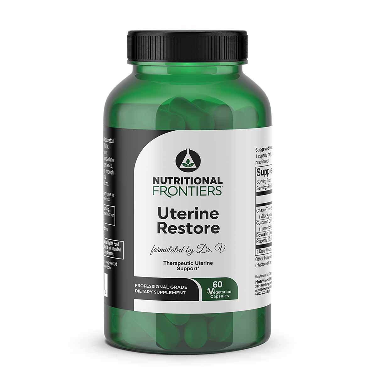 Uterine Restore, 60 Veg Capsules, by Nutritional Frontiers
