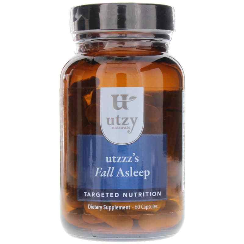 utzzz's Fall Asleep, 60 Capsules, by Utzy Naturals