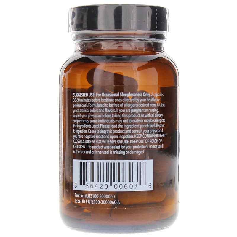 utzzz's Fall Asleep, 60 Capsules, by Utzy Naturals, image #3
