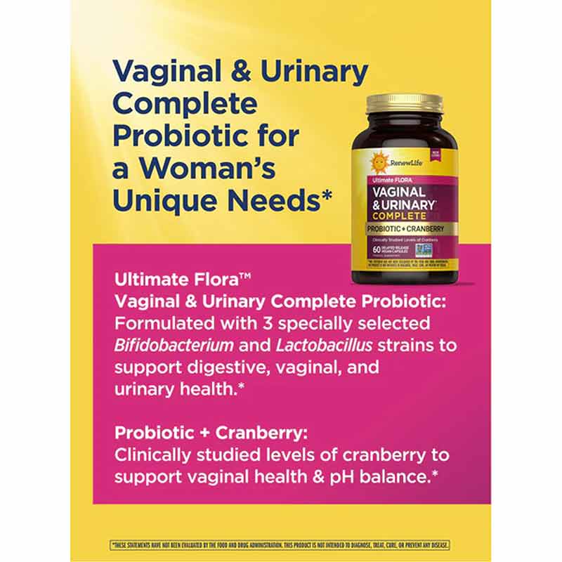 Vaginal & Urinary Complete Probiotic, by Renew Life, image #4