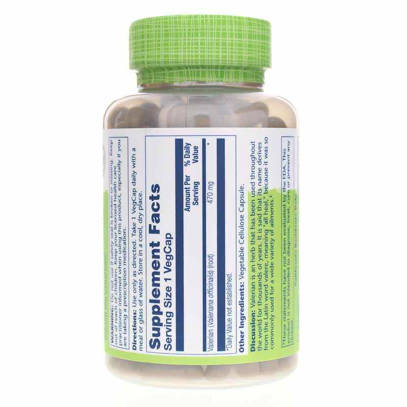 Valerian 470 Mg, 180 Veg Capsules, by Solaray, image #3