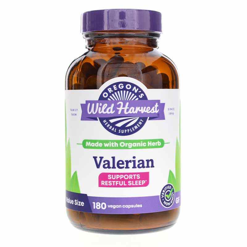 Valerian, 180 Vegan Capsules, by Oregons Wild Harvest
