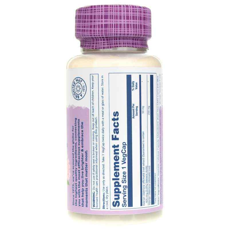 Valerian Root Extract 50 Mg, 60 Veg Capsules, by Solaray, image #2