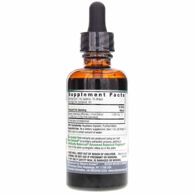 Valerian Root Extract Alcohol-Free, 2 Oz, by Natures Answer, image #2