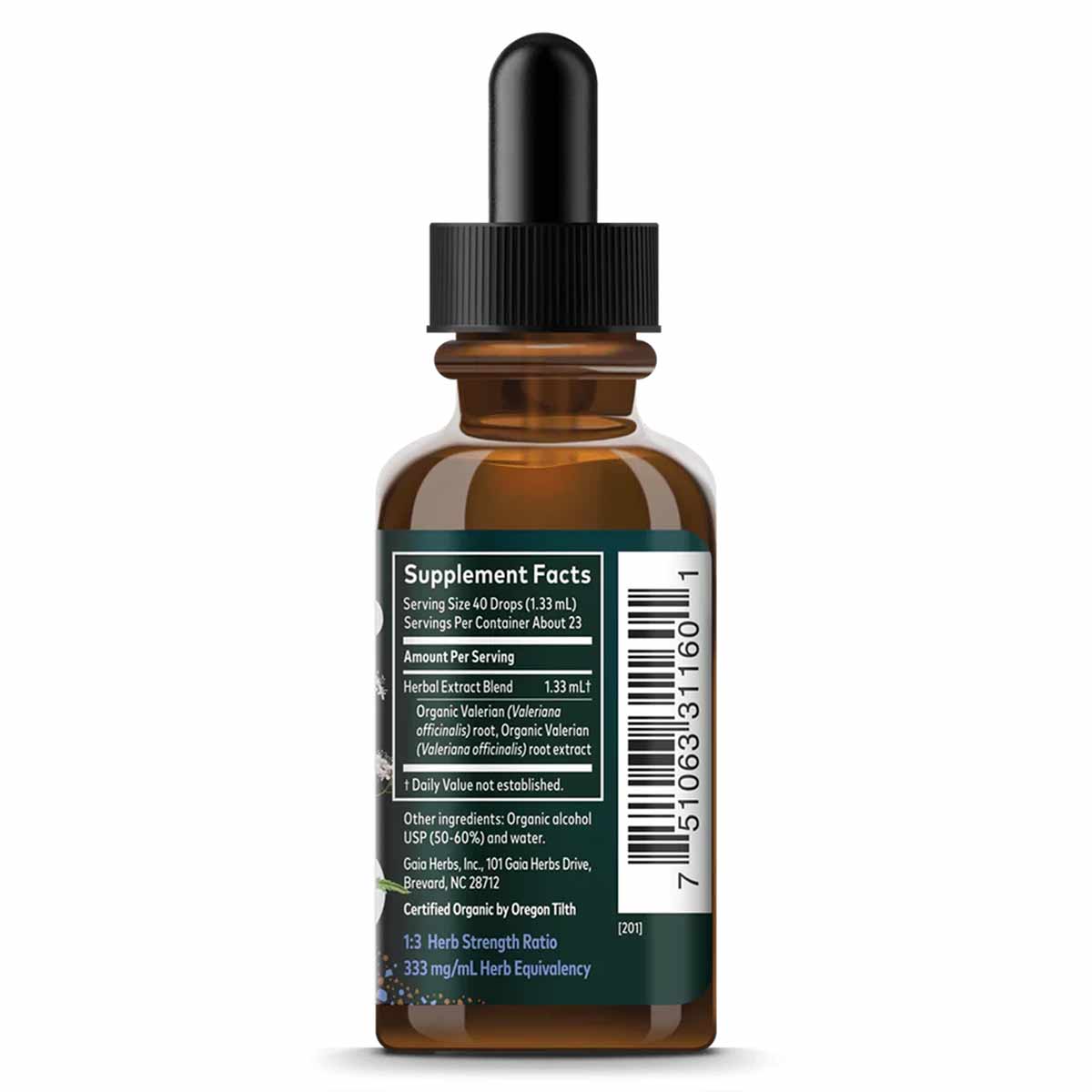 Valerian Root Certified Organic, by Gaia Herbs