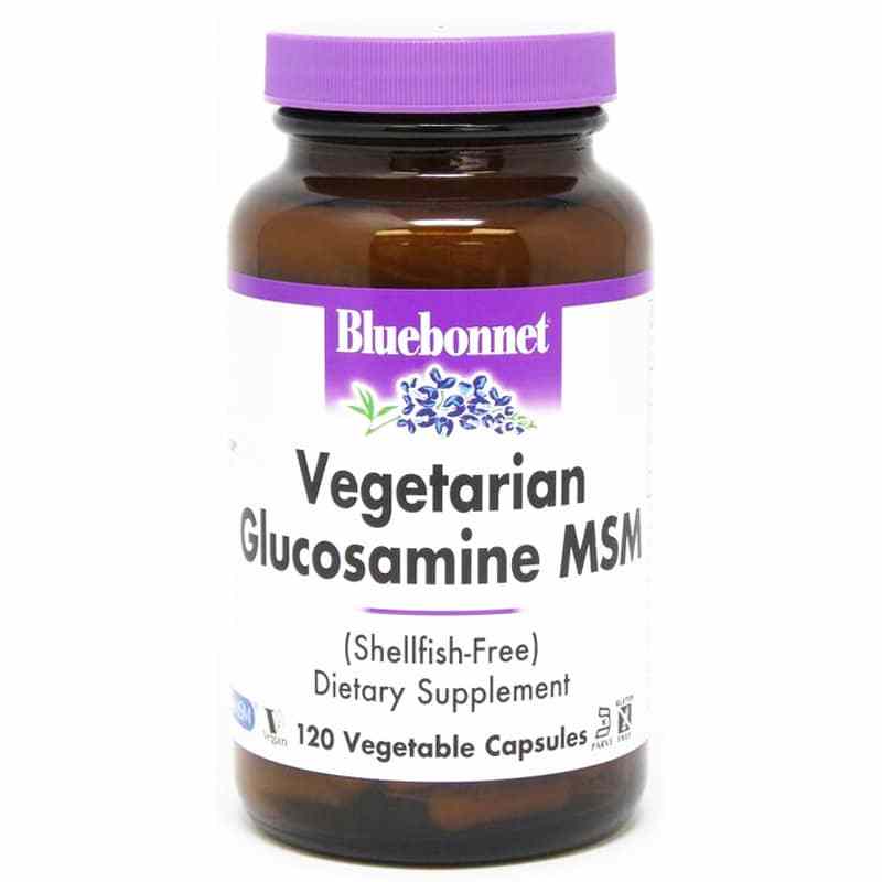 Vegetarian Glucosamine MSM Shellfish Free, 120 Veg Capsules, by Bluebonnet