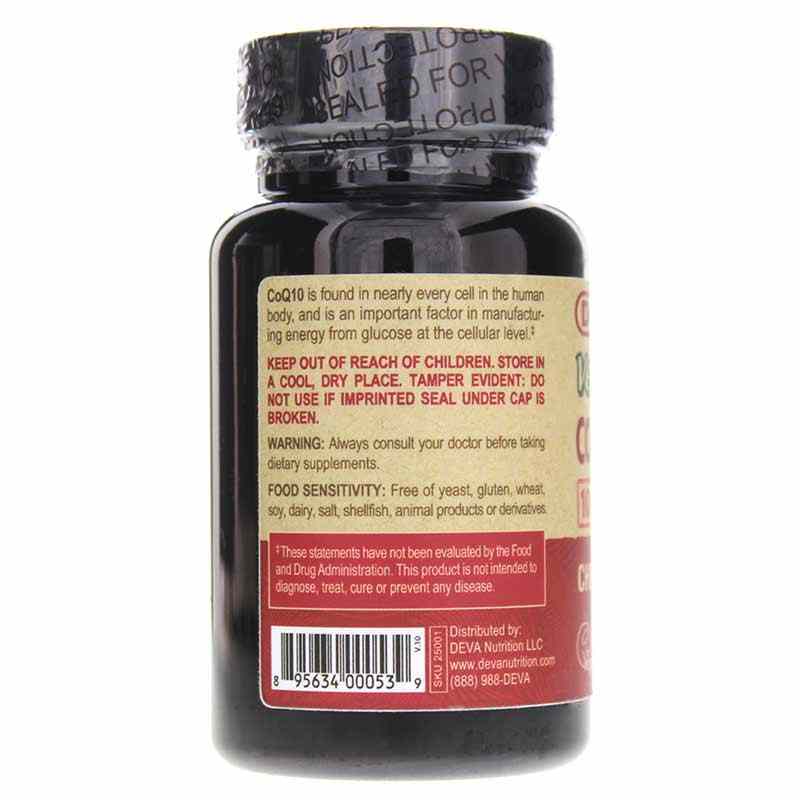 Vegan Coenzyme Q10, by Deva Nutrition, image #3