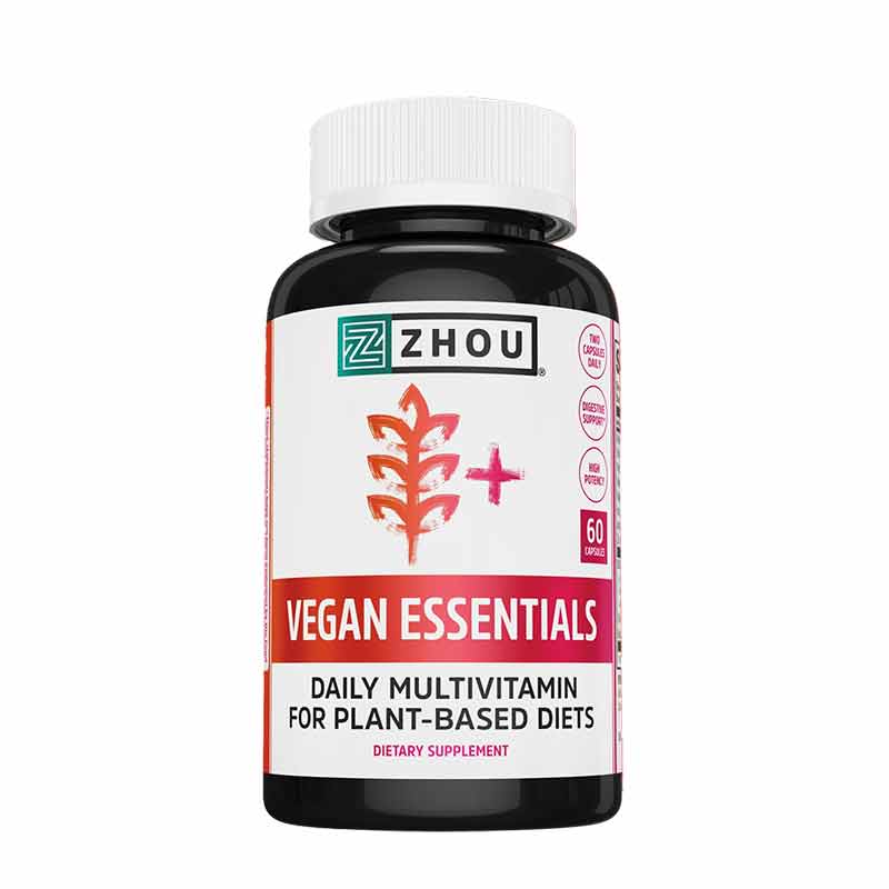 Vegan Essentials, by Zhou Nutrition