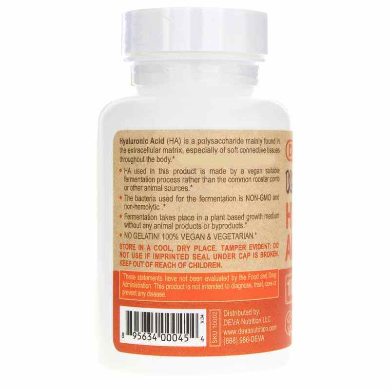 Vegan Hyaluronic Acid 100 Mg, by Deva Nutrition, image #3