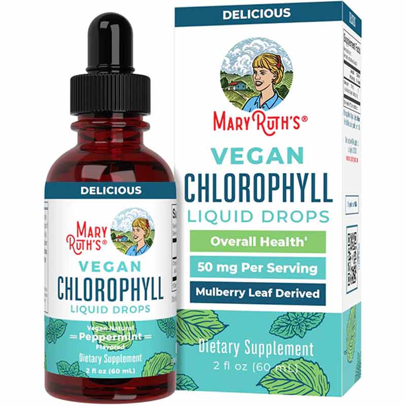 Vegan Liquid Chlorophyll Drops, 2 Oz, by MaryRuth's Organics