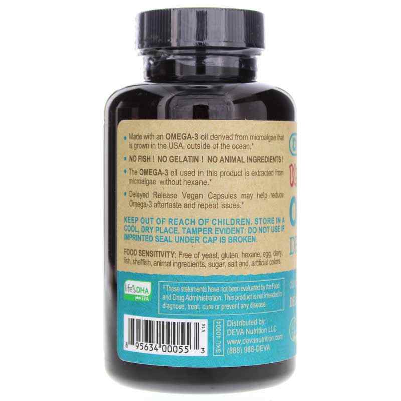Vegan Omega-3 DHA-EPA, by Deva Nutrition, image #3