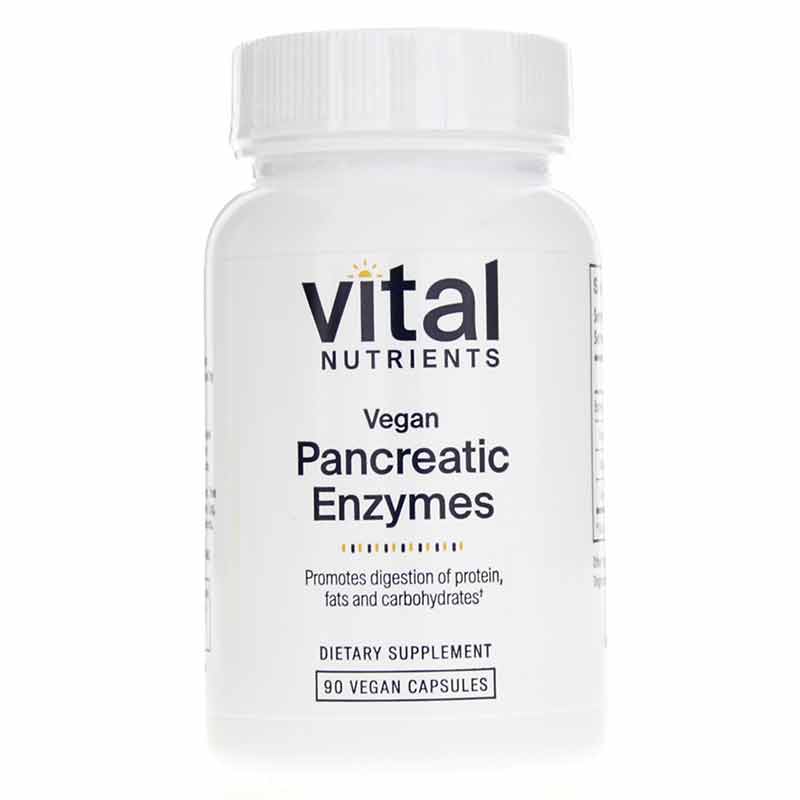 Vegan Pancreatic Enzymes, by Vital Nutrients