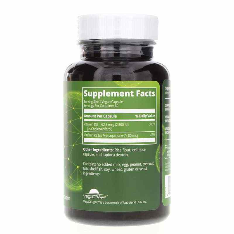 Vegan Vitamin D3 & K2, by MRM, image #2
