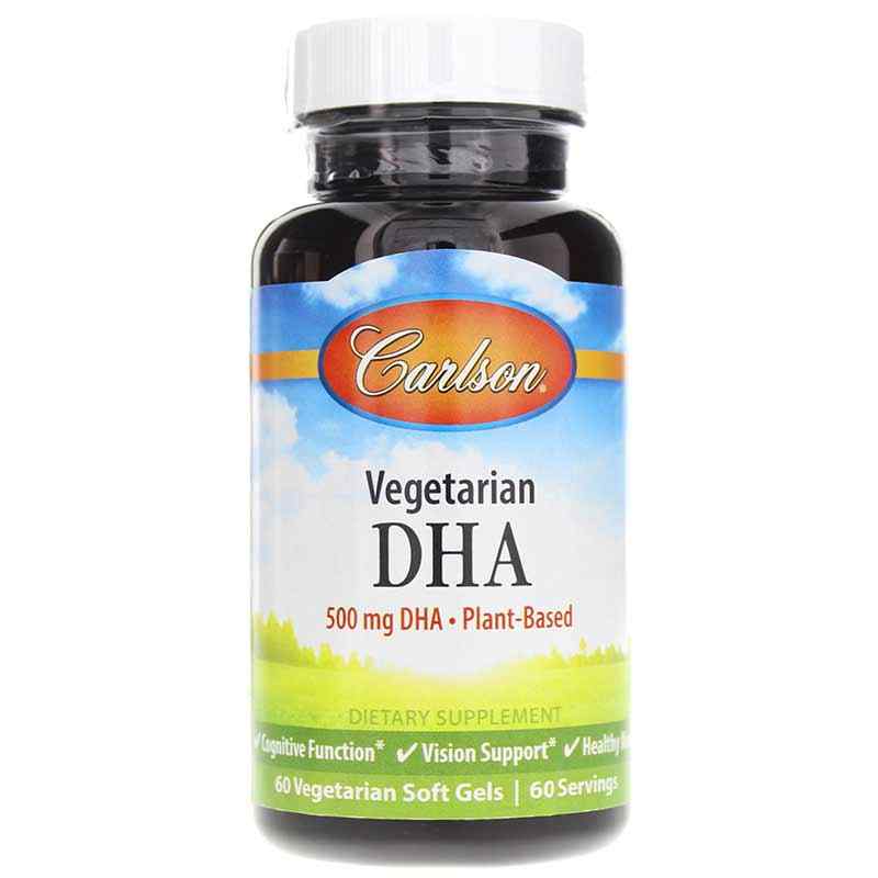 Vegetarian Plant-Based DHA, by Carlson Labs