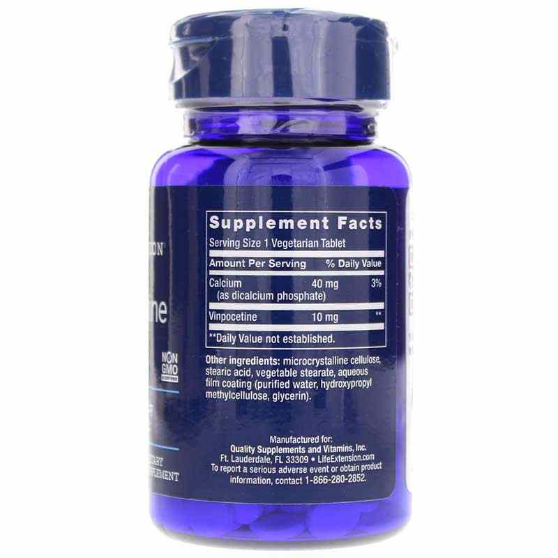 Vinpocetine 10 Mg, by Life Extension, image #2