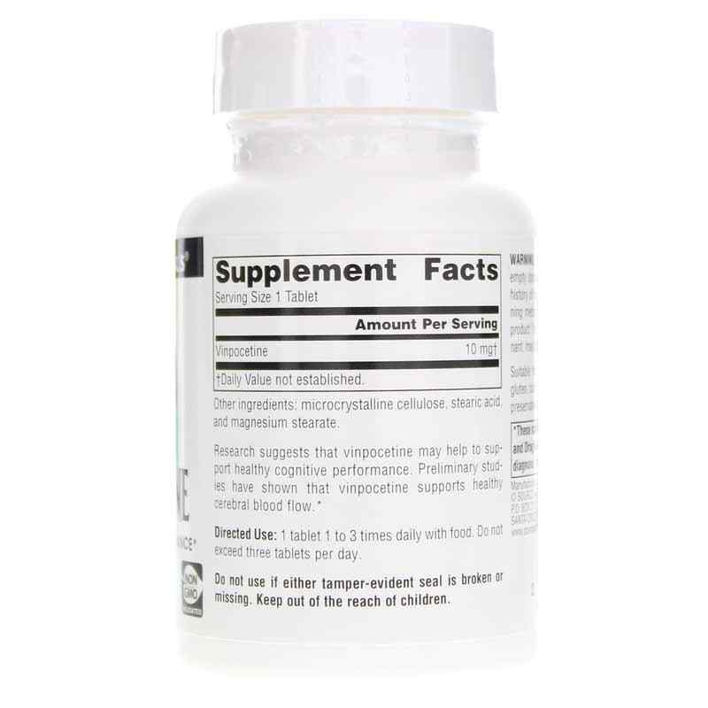 Vinpocetine 10 Mg, 240 Tablets, by Source Naturals, image #2
