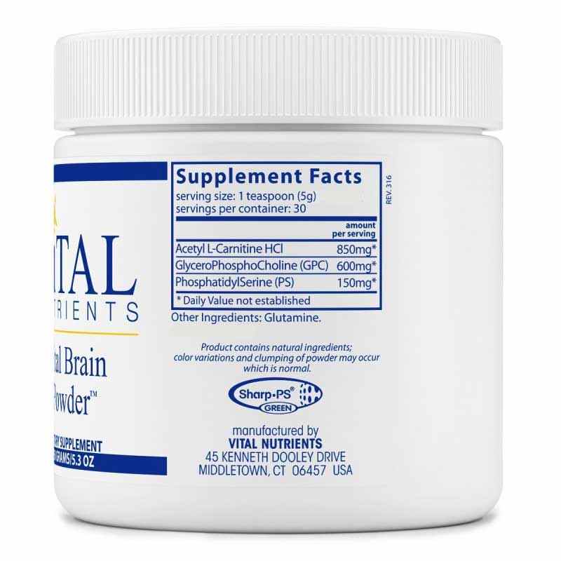 vital nutrients acetyl l-carnitine powder (100 Grams Powder) Brain Vibrance Supreme - Pure