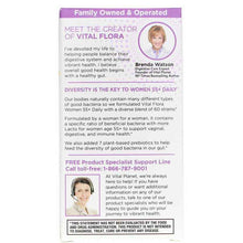 Vital Flora Women 55+ Probiotic + Prebiotics Shelf Stable, 30 Veg Capsules, by Vital Planet, image #3