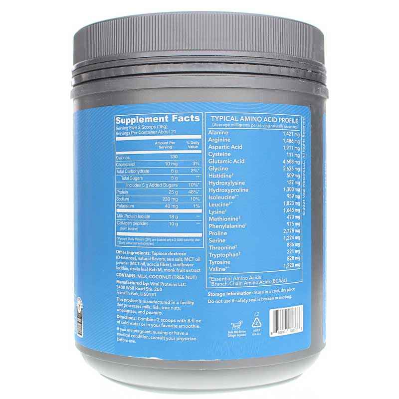 Vital Performance Protein Powder, Vanilla, by Vital Proteins, image #2