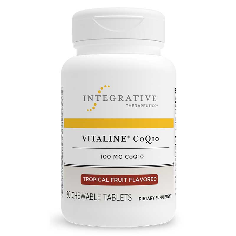 Vitaline CoQ10 100 Mg Chewable, Tropical Fruit, by Integrative Therapeutics