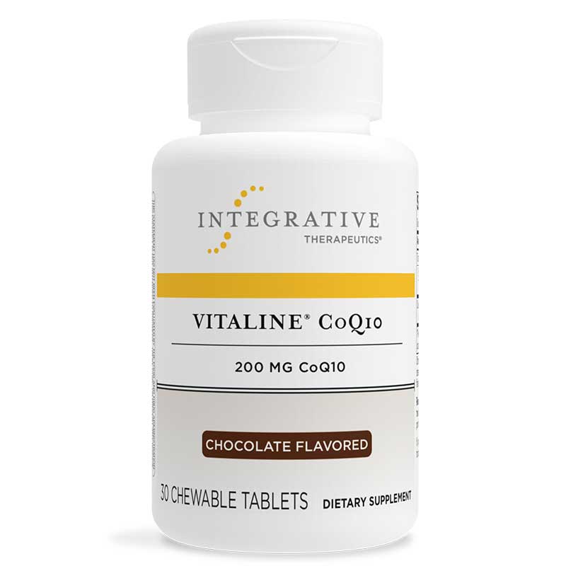 Vitaline CoQ10 200 Mg Chewable, Chocolate, by Integrative Therapeutics