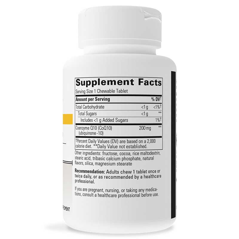 Vitaline CoQ10 200 Mg Chewable, Chocolate, by Integrative Therapeutics, image #3