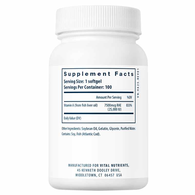 Vitamin A from Fish Liver Oil, by Vital Nutrients, image #3
