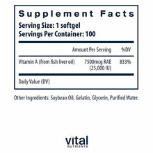 Vitamin A from Fish Liver Oil, by Vital Nutrients, image #4